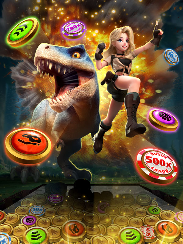 Coin Pusher Jurassic