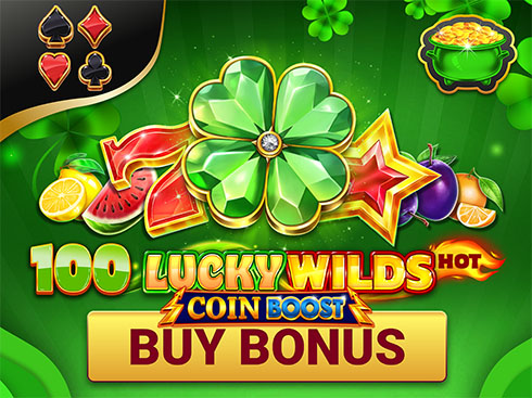100 Lucky Wilds Hot Coin Boost