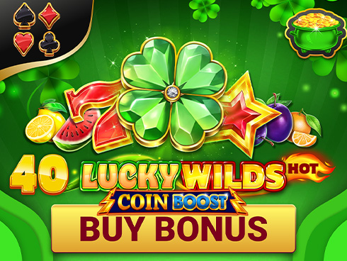 40 Lucky Wilds Hot Coin Boost