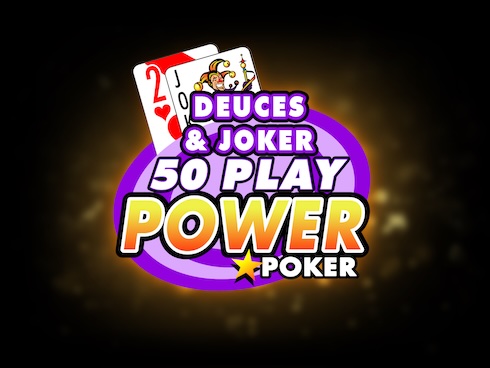 Deuces and Joker - 50 Play Power Poker