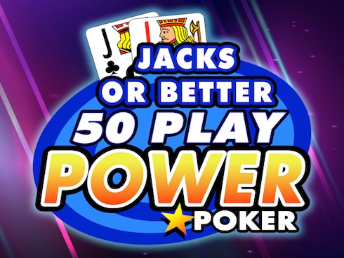 Jacks or Better - 50 Play Power Poker