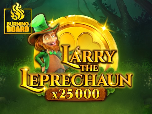 Larry the Leprechaun Burning Board